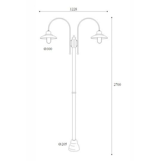 rez kandelaber kerti vilagitas nagymeretu magas allolampa vizallo kulteri moreti luce 1762.t.ar kerti vilagitas lameridiana lakberendezes rusztikus vintage regies meretek.jpg